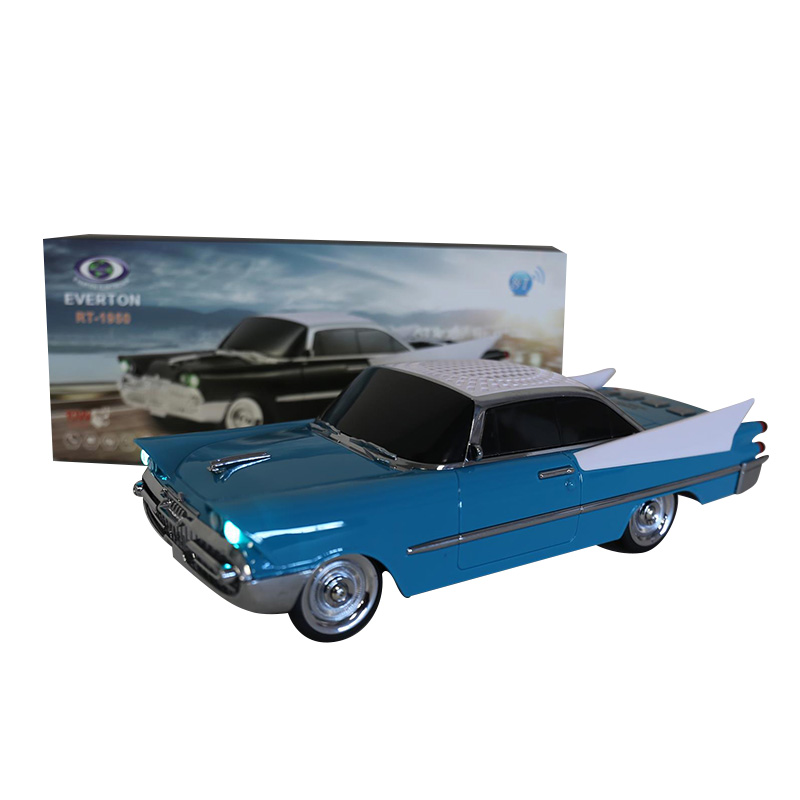 Everton RT-1950 Turkuaz Arabalı Bluetooth Fm Usb Aux Şarjlı Nostaljik Radyo resmi