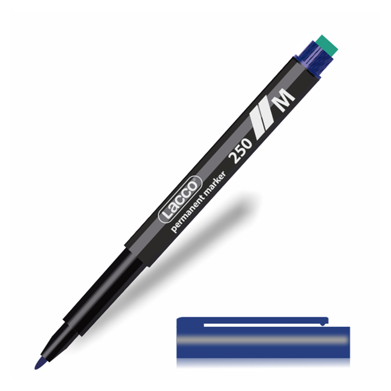 Lacco 250 Asetat Kalemi Silgili 0.8 mm Mavi resmi