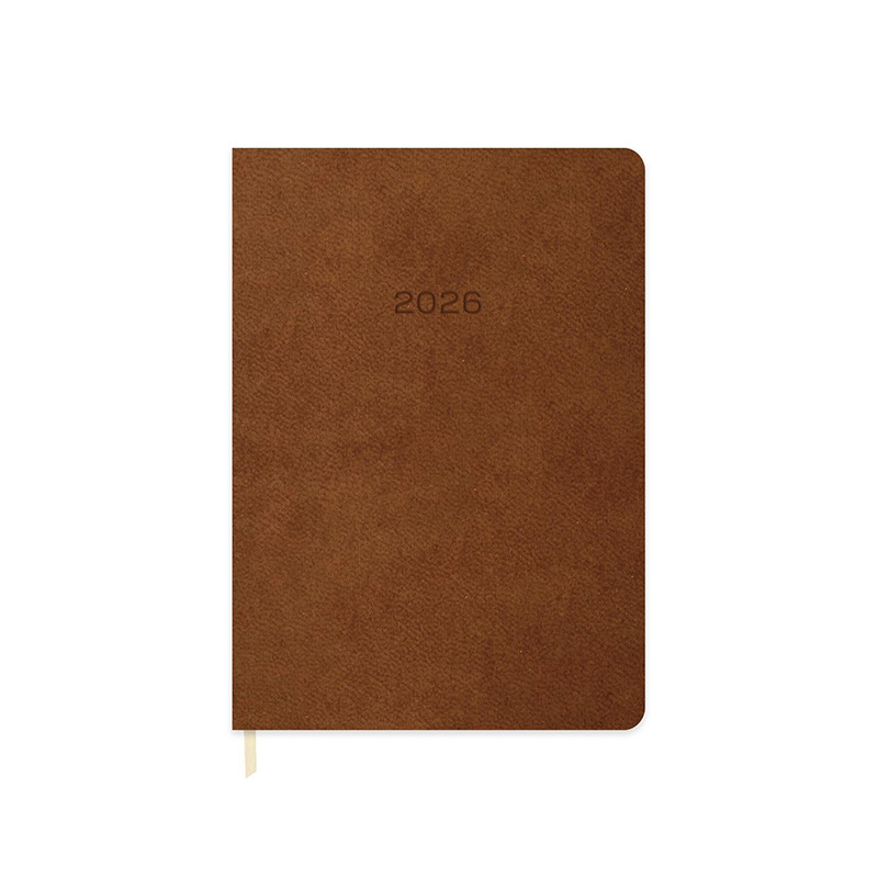 Keskin Color 2026 Günlük Termo Deri Ajanda 16x24 cm Taba resmi