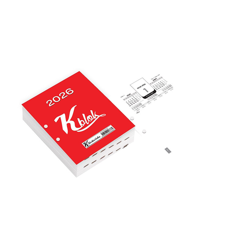 Keskin Color 2026 K Blok Günlük Masa Takvimi resmi