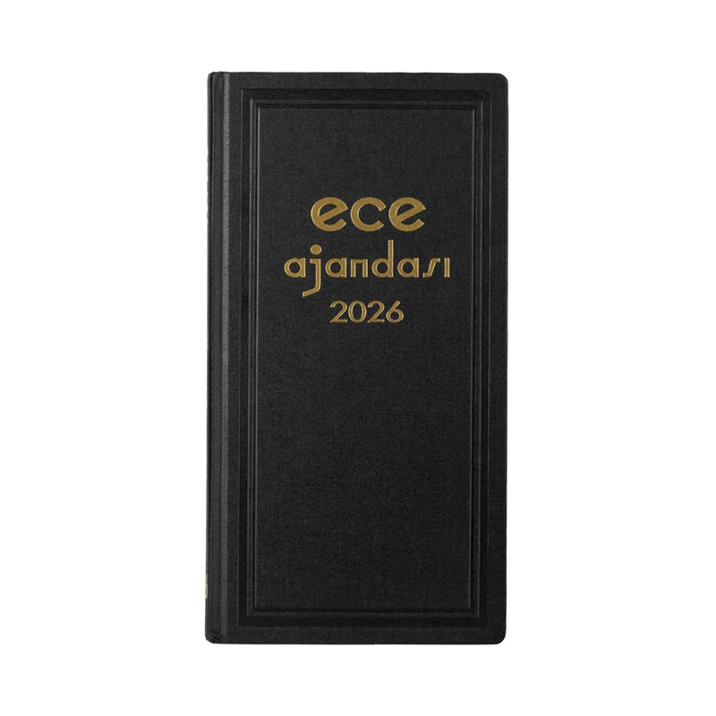 Ece Ajanda 2026 Asya Günlük Ticari Ajanda 17 x 33 cm resmi