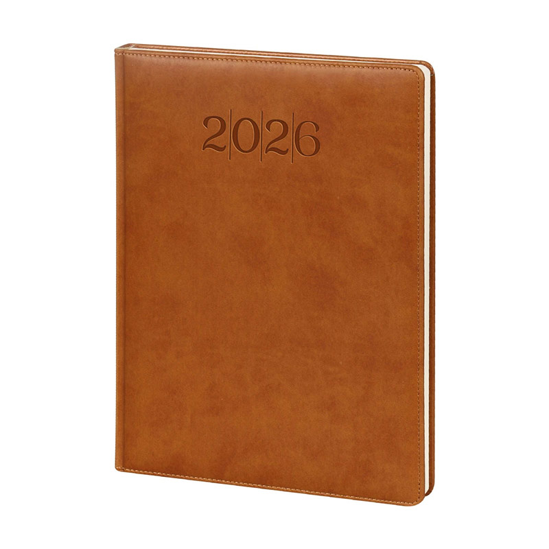 İşte Kırtasiye 2026 Bostancı Dikişli Günlük Ajanda 20 x 28 cm Taba resmi