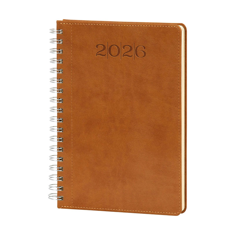 İşte Kırtasiye 2026 Bostancı Spiralli Günlük Ajanda 20 x 28 cm Taba resmi
