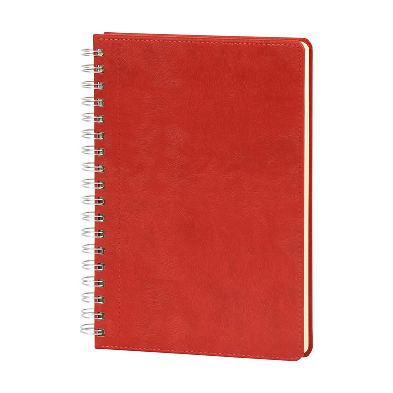 İşte Kırtasiye 2026 Pendik Spiralli Günlük Ajanda 17x24 Kırmızı resmi