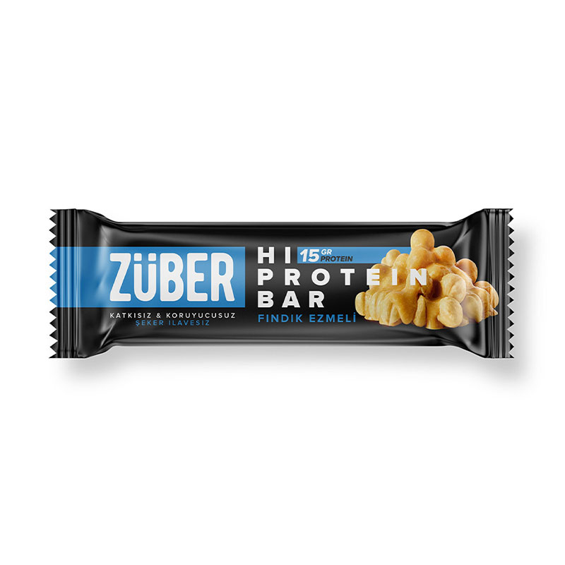 Züber Hi-Protein Fındıklı Bar 45 gr resmi