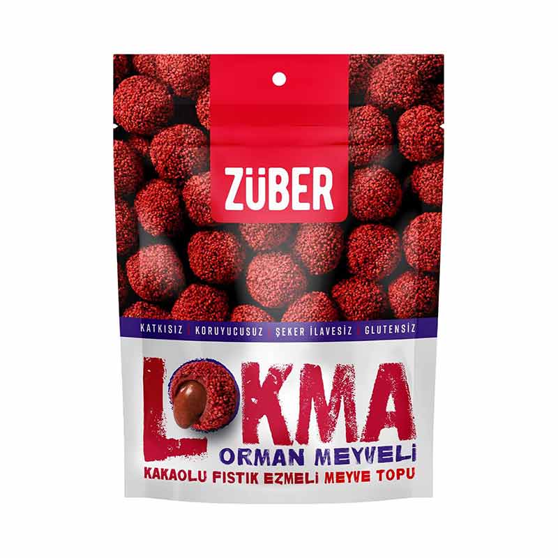 Züber Lokma Orman Meyveli Kakao Fıstık 95 gr resmi