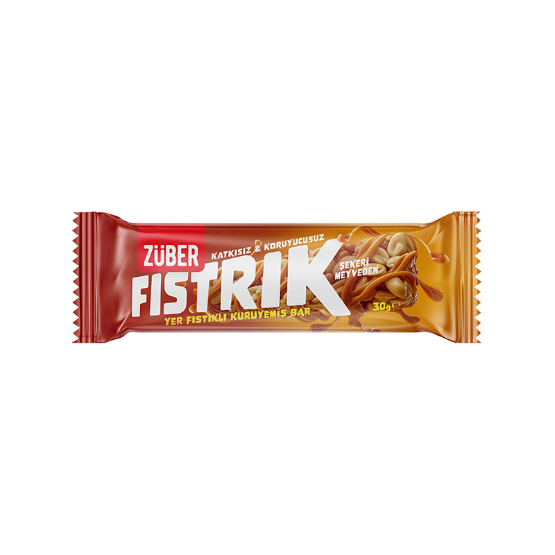 Züber Fıstrık Yer Fıstıklı Bar 30 gr resmi