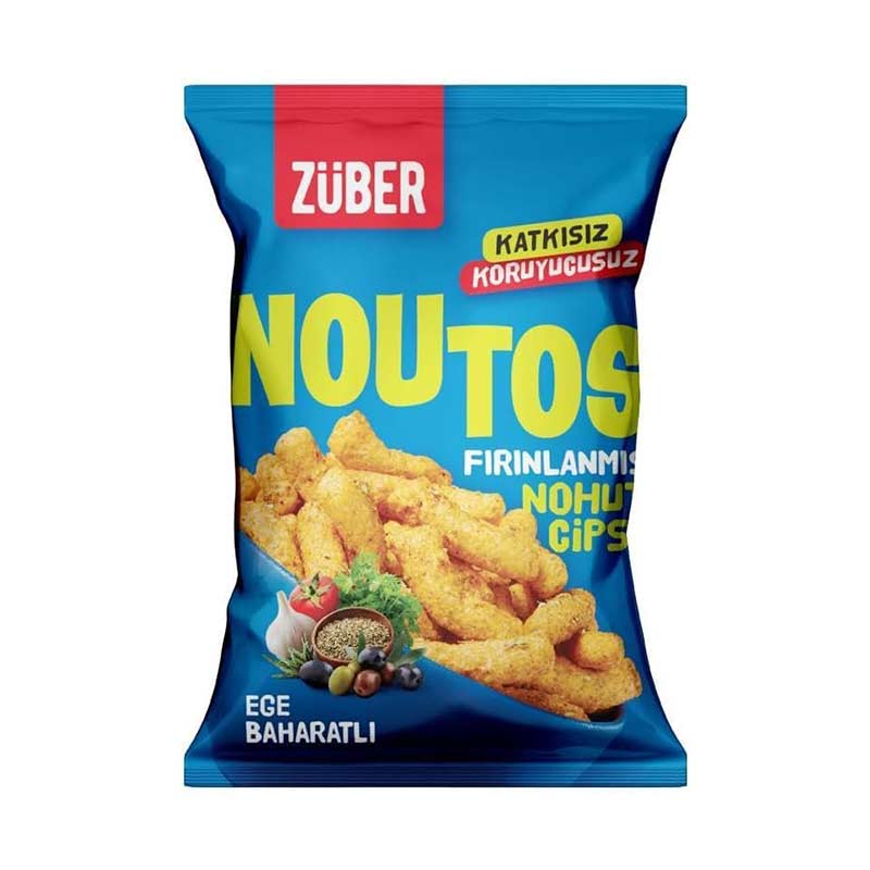 Züber Noutos Cips Ege Baharatlı 55 gr resmi