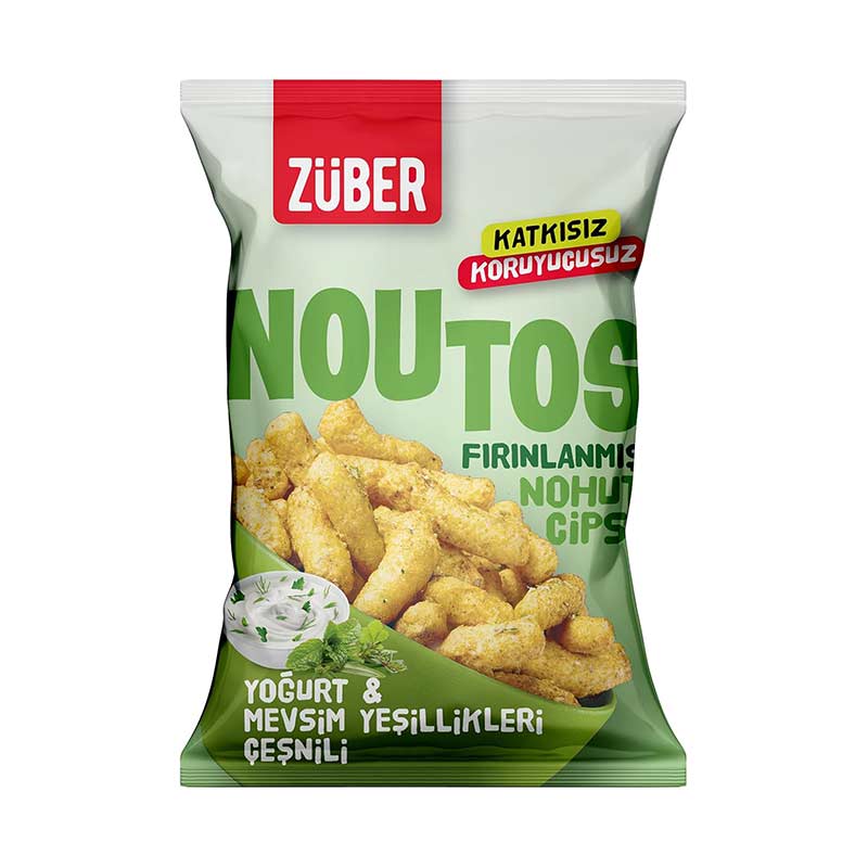 Züber Noutos Cips Mevsim Yeşillikli 55 gr resmi