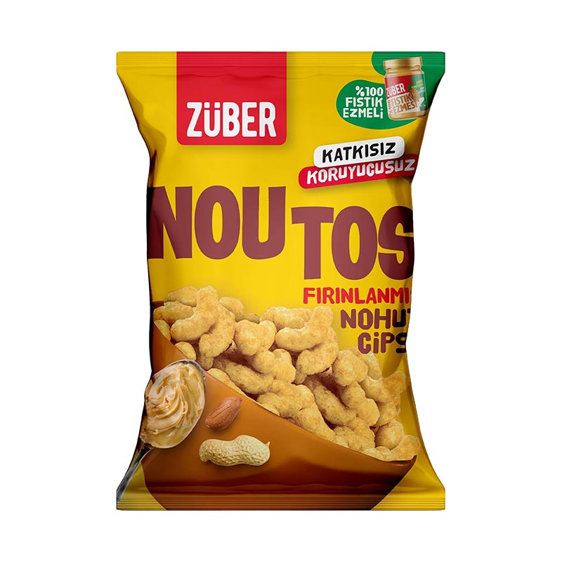 Züber Noutos Cips Fıstık Ezmeli 55 gr resmi