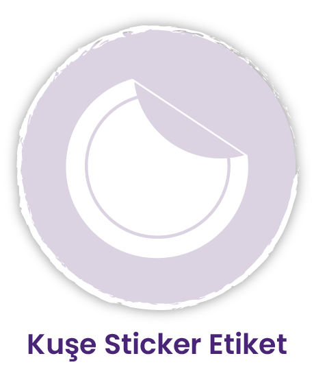 Kuşe Sticker Etiket kategorisi için resim