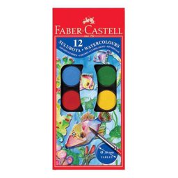 Faber Castell Sulu Boya Büyük Boy 12 Renk