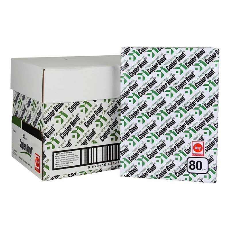 Copier Bond Fotokopi Kağıdı A3 80 gr 500 Yaprak (5 Adet) resmi