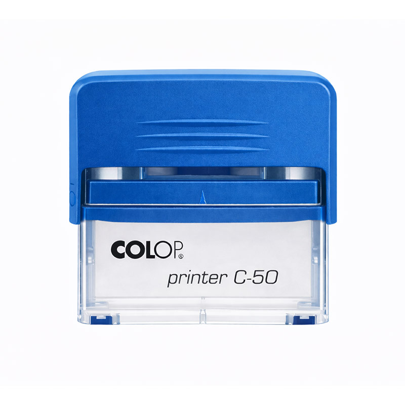 Colop C50 Otomatik Kaşe 30x69 mm Mavi Keçe resmi