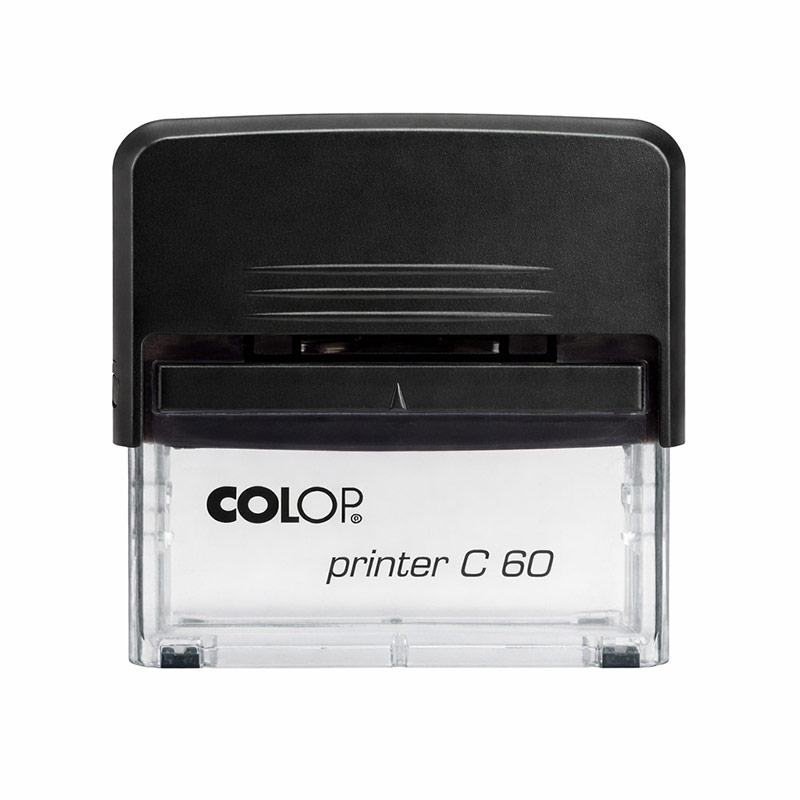 Colop C60 Otomatik Kaşe 37x76 mm Siyah Keçe resmi