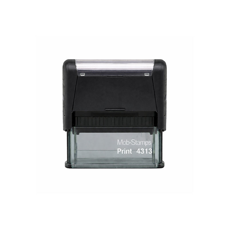 Mobi Stamps 4313 Otomatik Kaşe 22x58 mm Siyah Keçe resmi