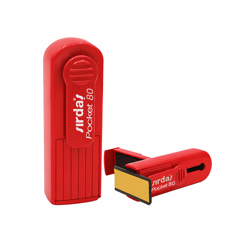 Sırdaş 80 Cep Tipi Kaşe 19x50 mm Kırmızı Keçe  resmi