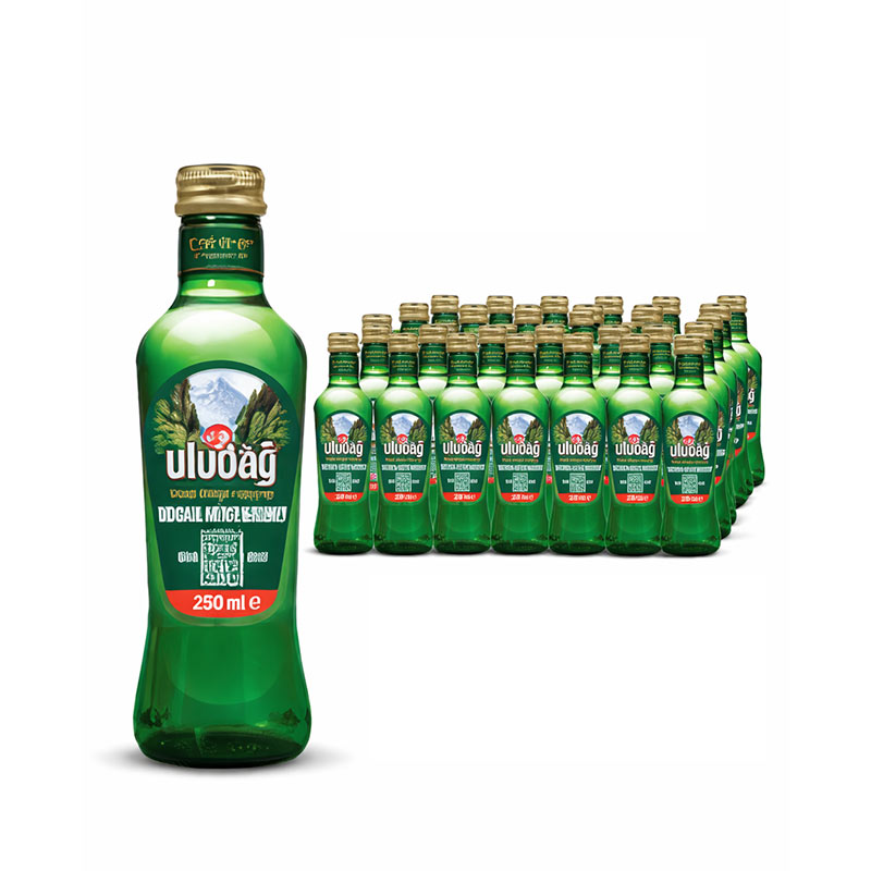 Uludağ Maden Suyu Sade Çevir Aç Kapak 250 ml (24 Adet) resmi