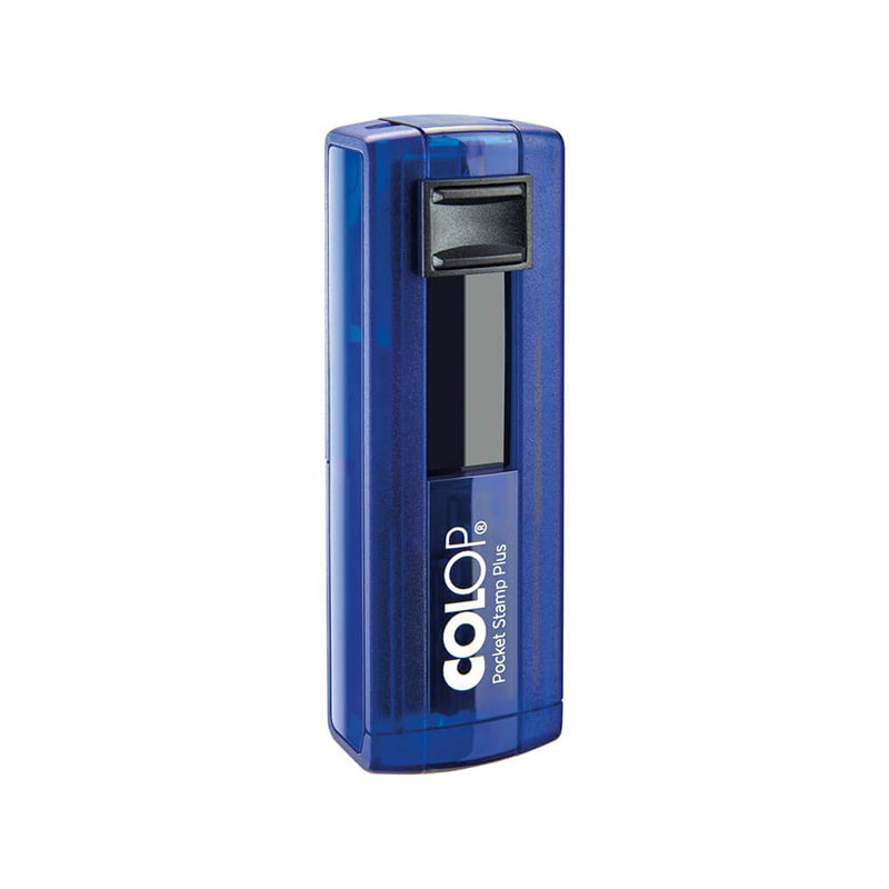 Colop C20 Cep Kaşe 14x38 mm Mavi Keçe resmi