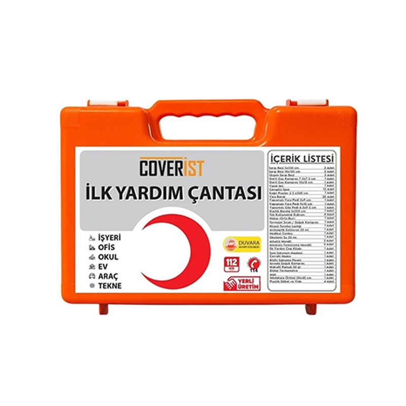 İş Yeri İlk Yardım Çantası Büyük 33 Parça resmi
