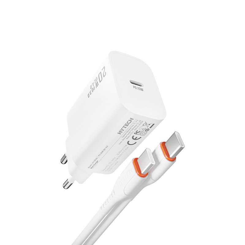 Hytech HY-XTP10 1M 3A TypeC to TypeC Hızlı Data + Sarj Kablosu resmi