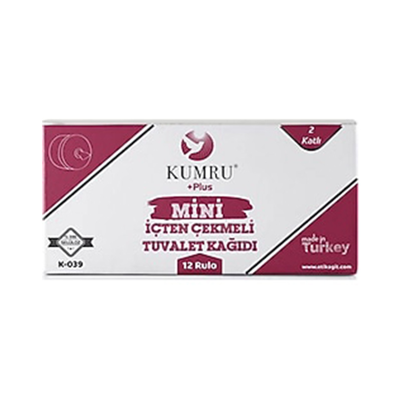 Kumru Mini İçten Çekme Tuvalet Kağıdı 5.7 Kg 12'li resmi