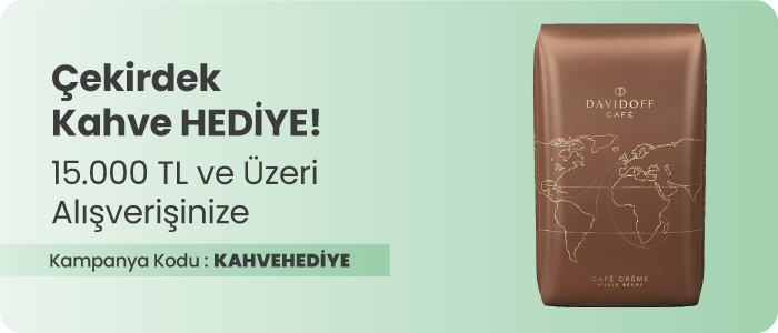 15.000 TL ve Üzeri Alışverişinize Çekirdek Kahve Hediye!