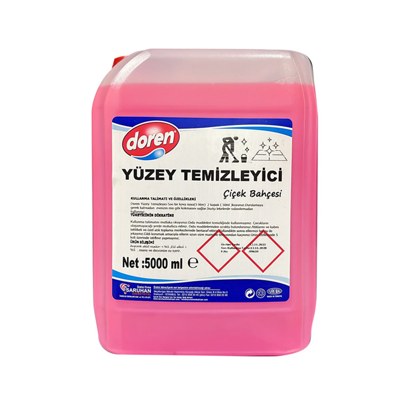 Doren Yüzey Temizleyici Pembe 5 lt resmi