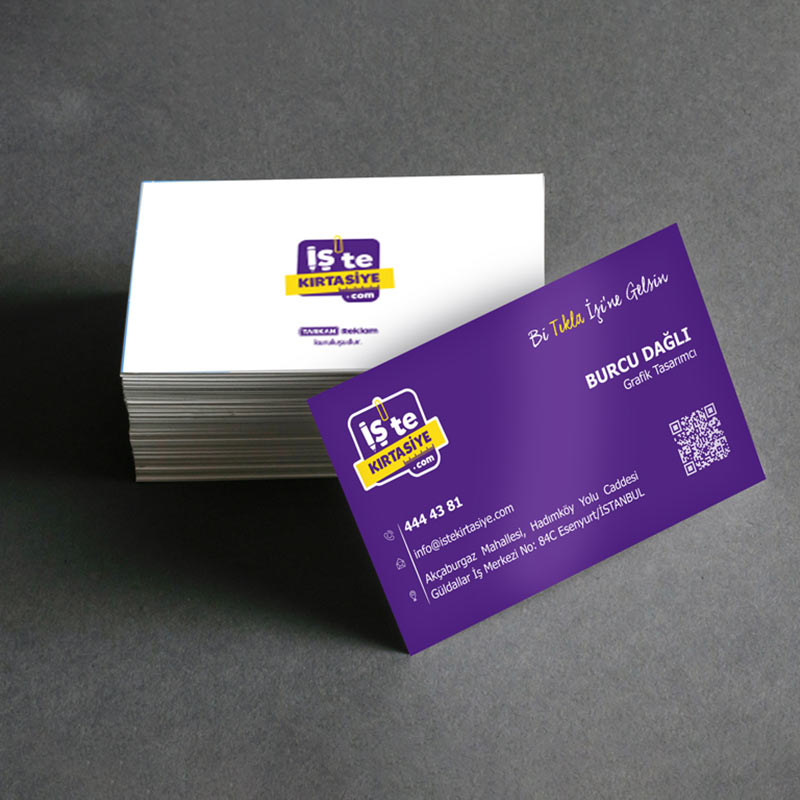 Yumuşak Dokulu (SoftTouch) Kartvizit resmi