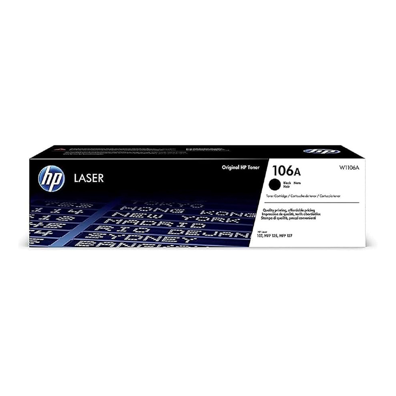 Hp W1106A Lazer Toner Siyah 1.000 Sayfa No:106A resmi