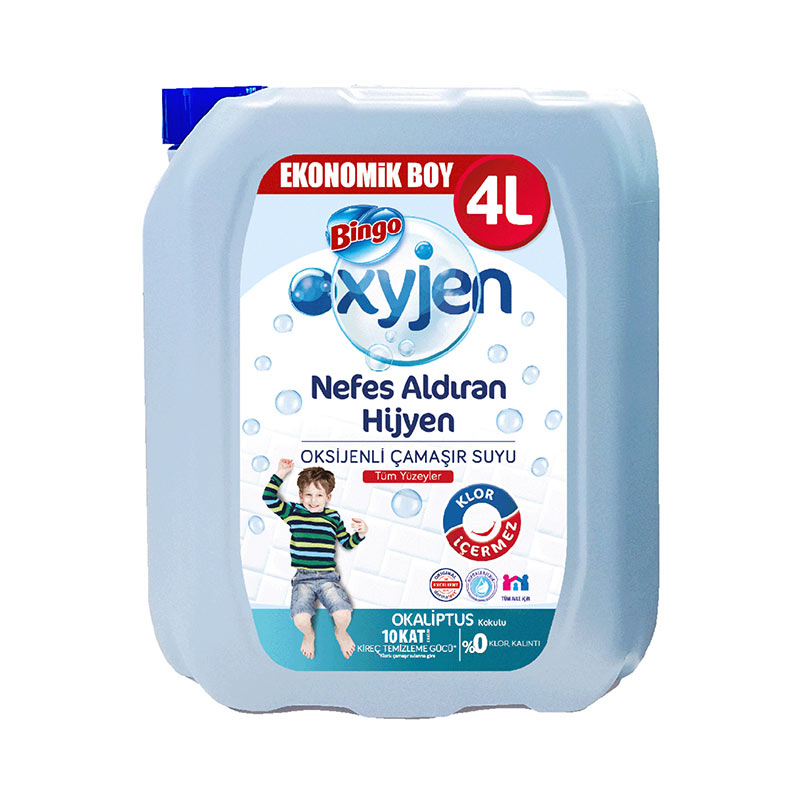 Bingo Oxyjen Çamaşır Suyu 4 lt resmi