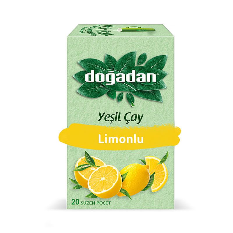 Doğadan Bitki Çayı Yeşil Çay Limonlu 20li resmi