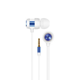 Snopy SN-J01 Kulak İçi Tek Jaklı Kulaklık Beyaz Mavi