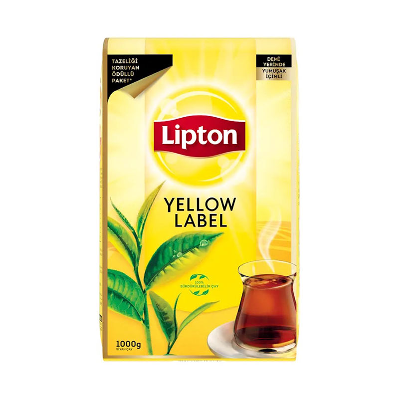 Lipton Yellow Label Dökme Çay 1 kg resmi