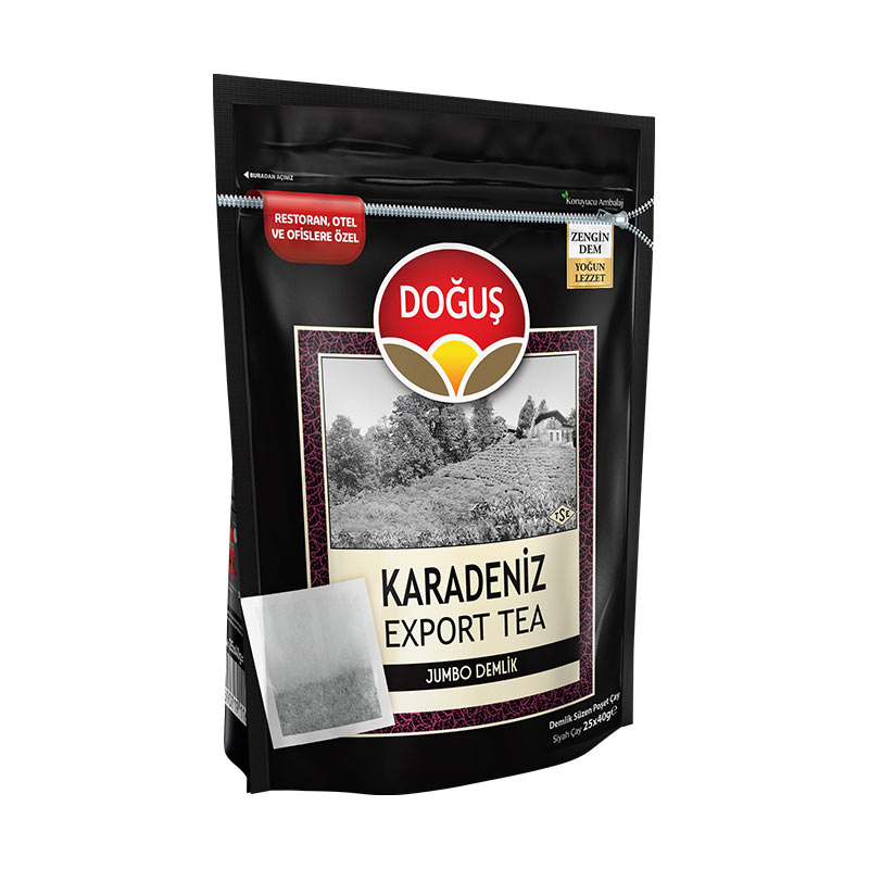 Doğuş Karadeniz Export Demlik Poşet Çay 25 x 40 gr resmi