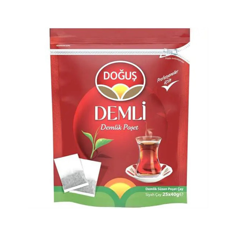 Doğuş Demli Jumbo Demlik Poşet Çay 40 g x 25 Adet resmi