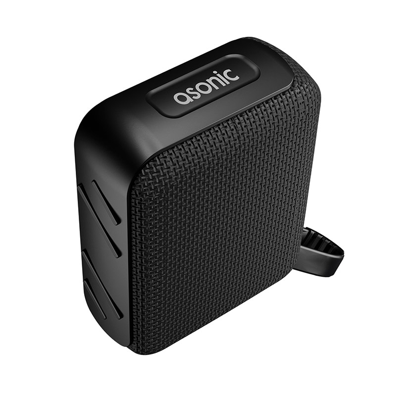 Asonic AS-03 USB-TF-TWS-Bluetooth Destekli 5W 1200mAh Type-C Speaker Siyah resmi
