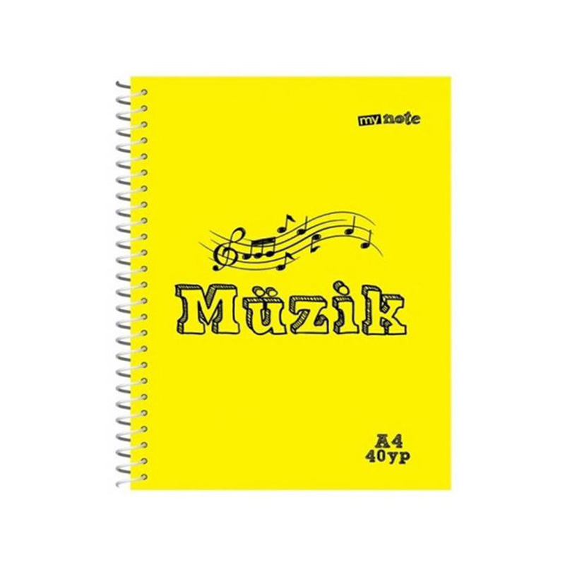 Mynote Flex Müzik Defteri Pp Kapak A4 40 Yp resmi