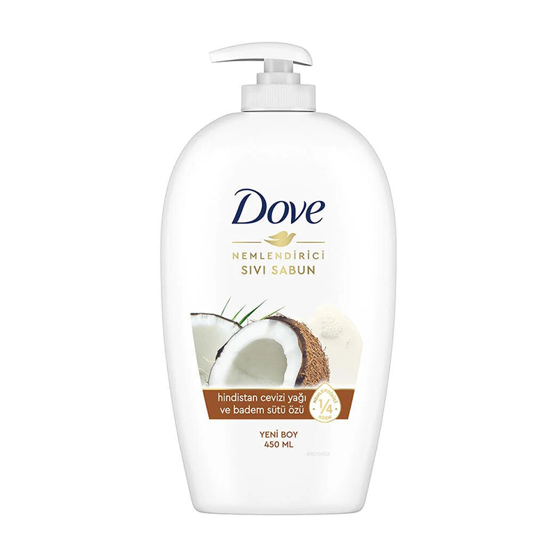 Dove Sıvı Sabun Hindistan Cevizi Ve Badem 450 ml resmi