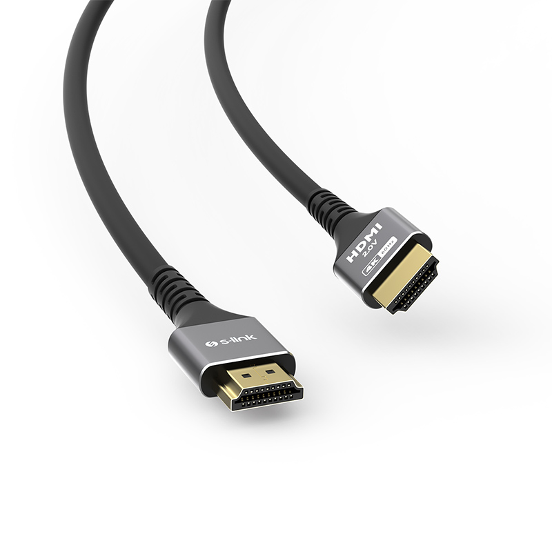 S-link SLX-HD4K03 19+1 HDMI to HDMI 3m Metal v2.0 4K (4096*2160) 60 Hz Kablo resmi