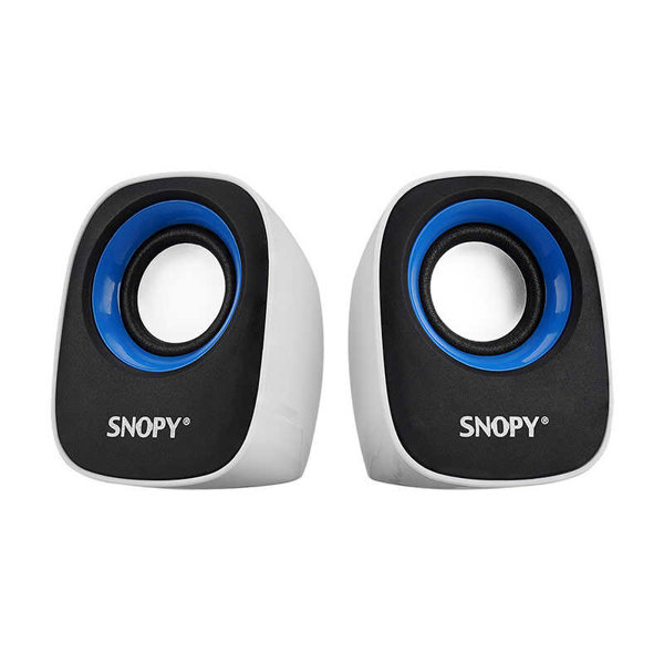 Snopy Sn-120  Speaker Hoparlör 2.0 Usb Beyaz Mavi