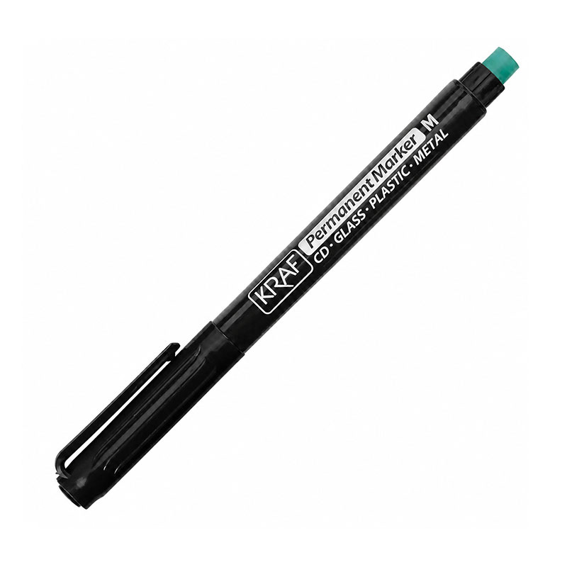 Kraf 260 Asetat Kalemi Silgili 0.8 mm Siyah resmi