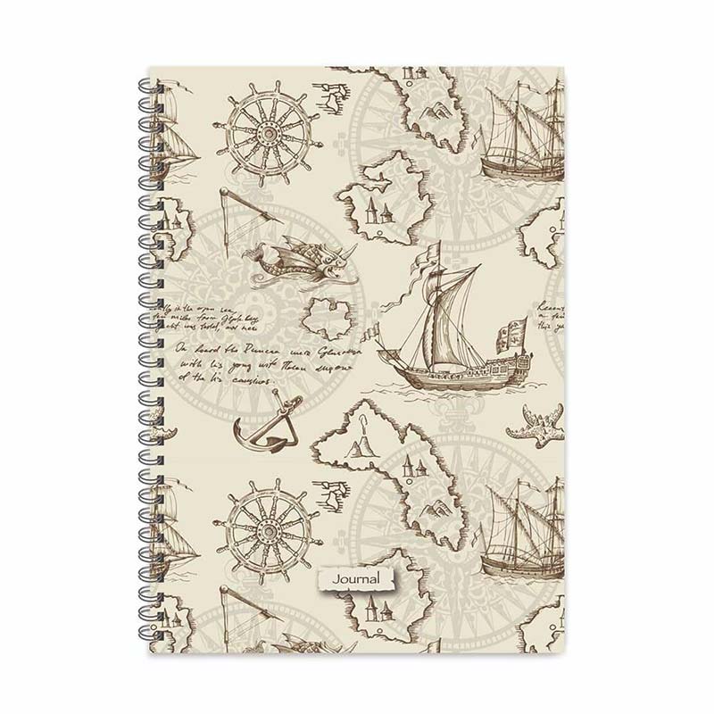 Keskin Color Journal Defter Sert Kapak Spiralli 20x28 cm 100 Yaprak Kareli resmi