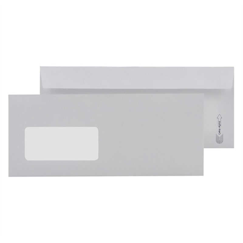Asil Digiplus Baskılı Diplomat Zarf Pencereli 10,5 x 24 cm 120 gr 100'lü Paket resmi