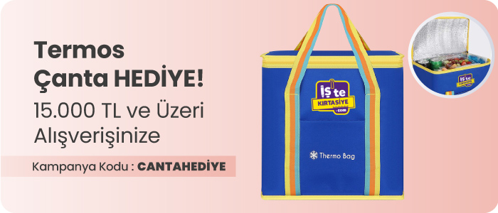 15.000 TL ve Üzeri Alışverişinize Termos Çanta Hediye!
