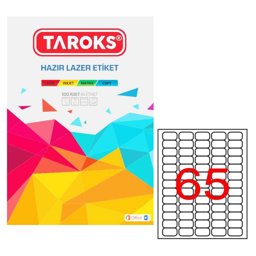 Taroks Lazer Etiket Oval TR-1065 38,1x21,2 mm
