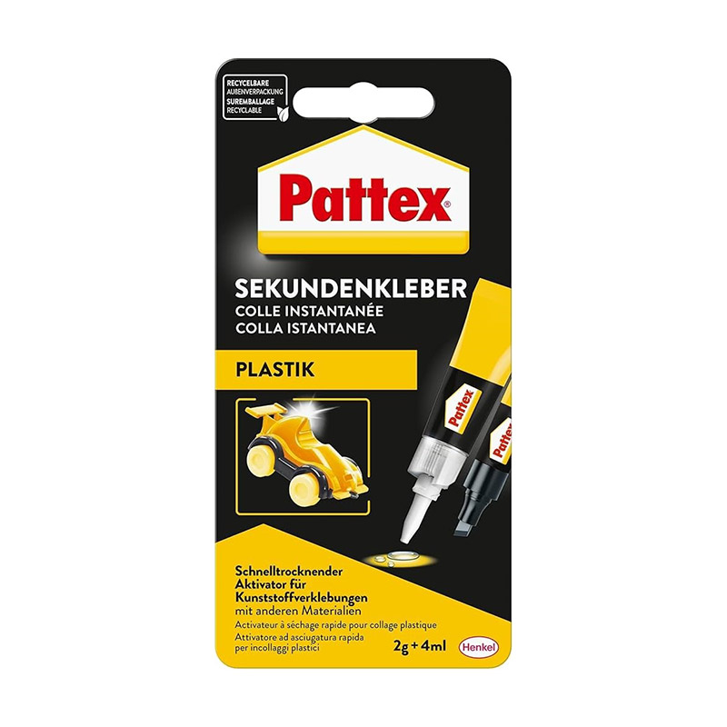 Pattex Yapıştırıcı Japon Süper 2 gr + 4 ml resmi