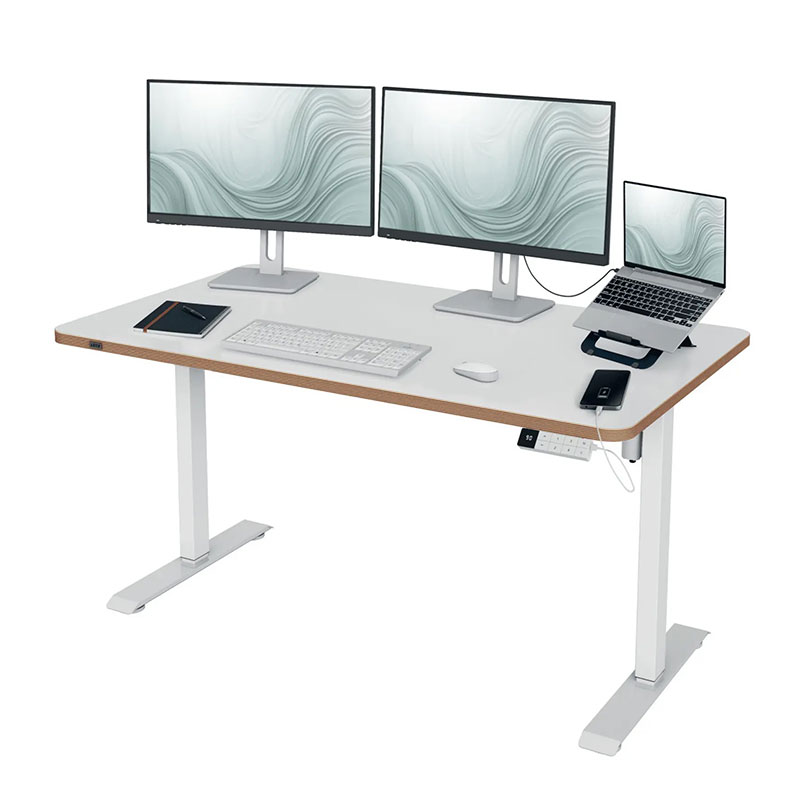 Leitz Ergo Kompakt Elektrikli Otur-Kalk Çalışma Masası Beyaz 140 x 80 cm 67730001 resmi