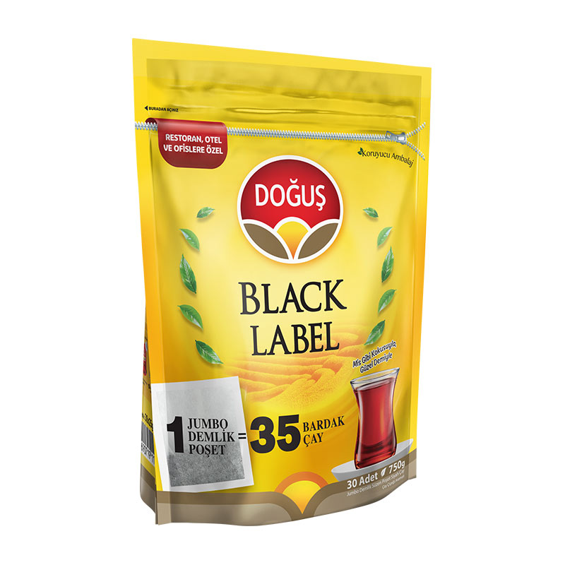Doğuş Black Label Demlik Poşet Çay 25 gr 30'lu Pk resmi