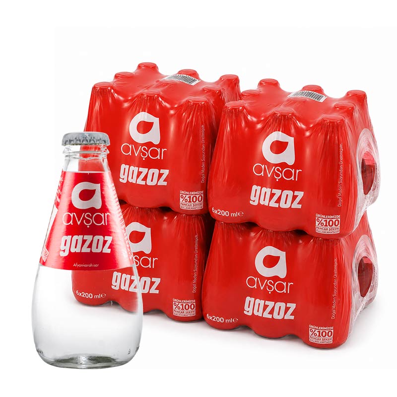 Avşar Sade Gazoz 200 ml (24 Adet) resmi